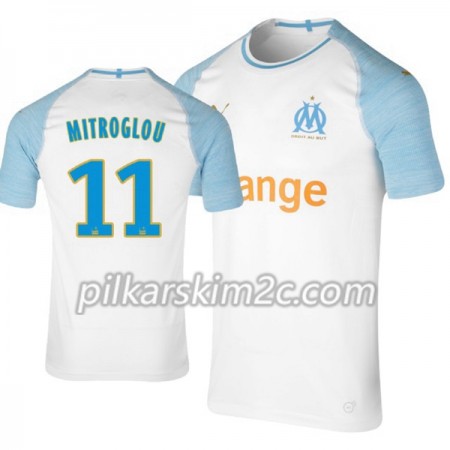 Koszulka Olympique Marsylia Mitroglou 11 Główna 2018-2019 - Koszulki Piłkarskie